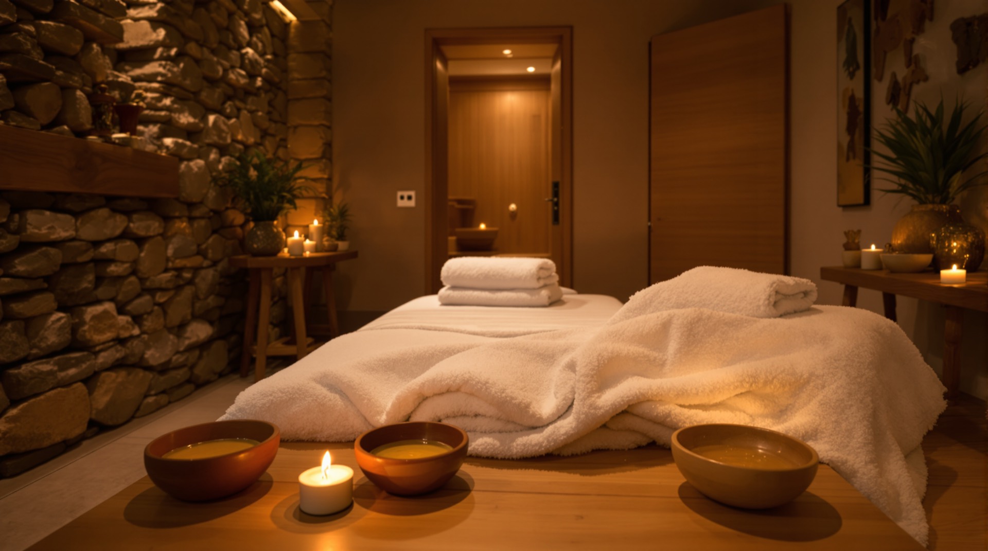 Ayurvedic massage and wellness room at Ninna Nanna B&B