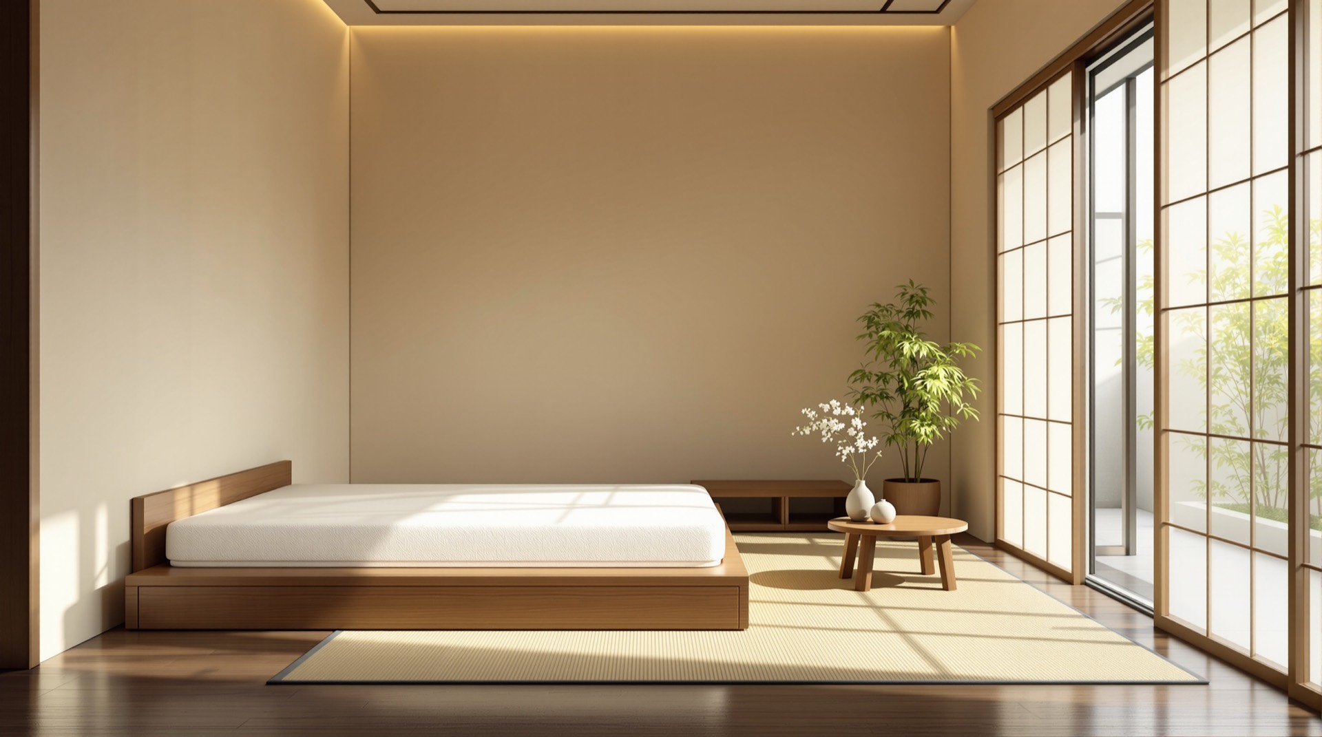 Stanza giapponese del Ninna Nanna B&B in stile zen minimalista
